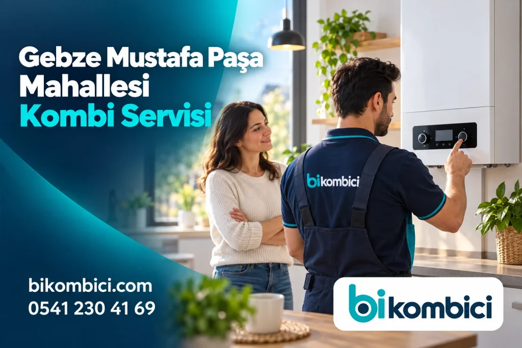 Gebze Mustafa Paşa Mahallesi Kombi Servisi konusunu anlatan temsili ısıtma sistemi görseli