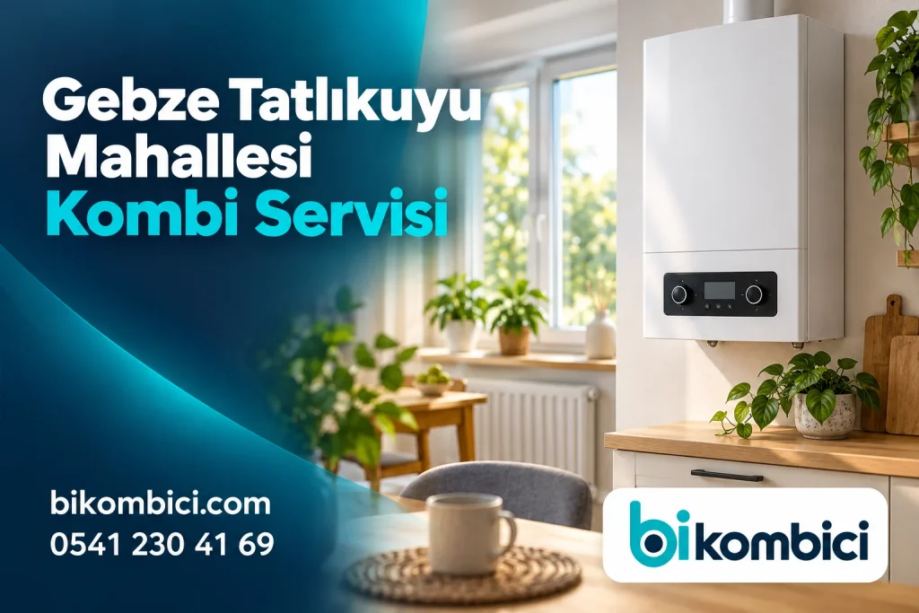 Gebze Tatlıkuyu Mahallesi Kombi Servisi konusunu anlatan temsili ısıtma sistemi görseli