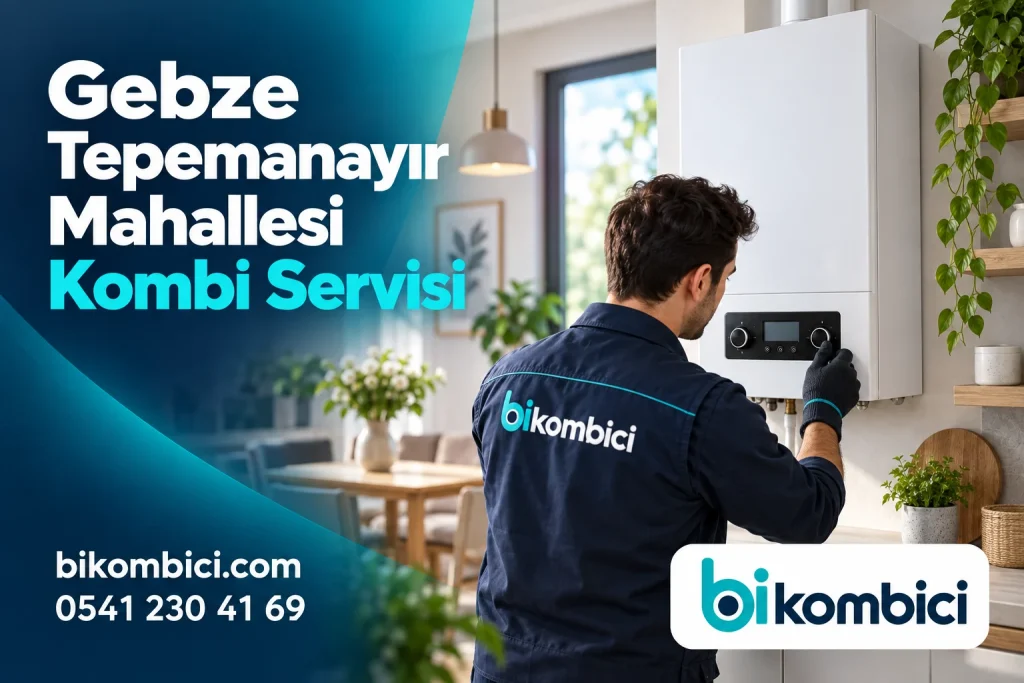 Gebze Tepemanayır Mahallesi Kombi Servisi konusunu anlatan temsili ısıtma sistemi görseli
