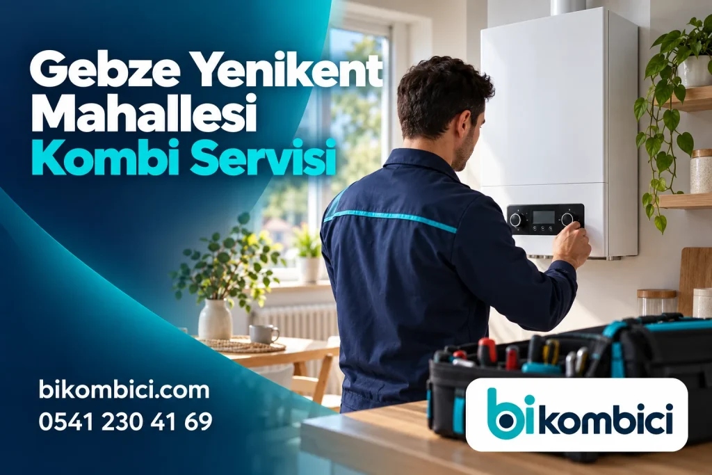 Gebze Yenikent Mahallesi Kombi Servisi konusunu anlatan temsili ısıtma sistemi görseli