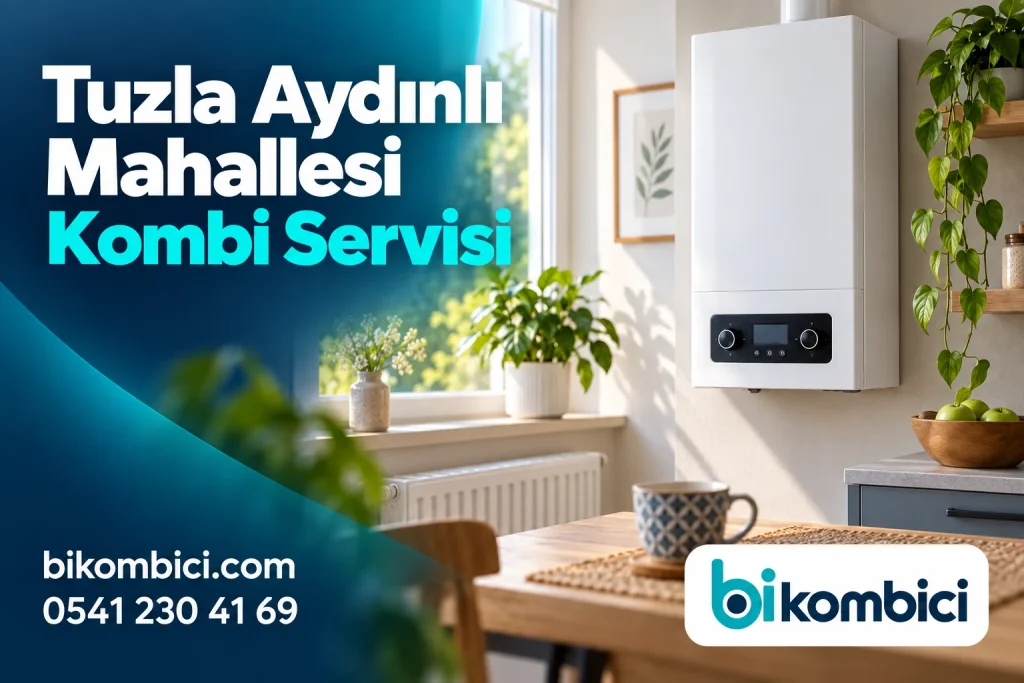 Tuzla Aydınlı Mahallesi Kombi Servisi konusunu anlatan temsili ısıtma sistemi görseli