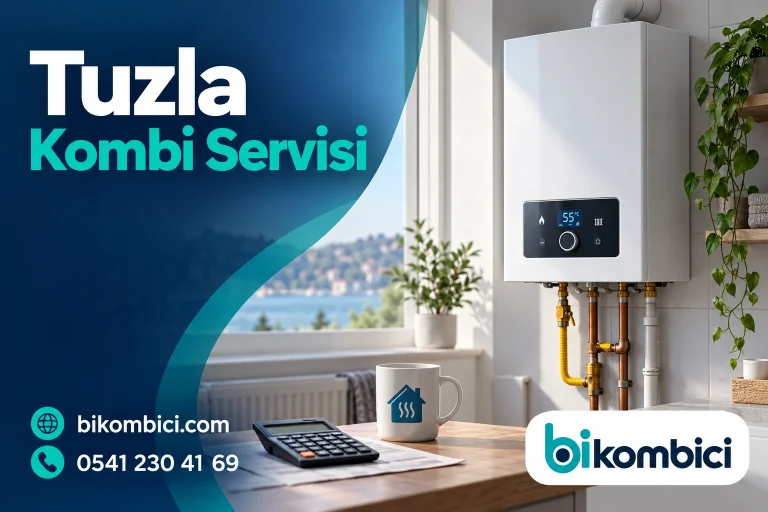 Tuzla Kombi Servisi konusunu anlatan temsili ısıtma sistemi görseli