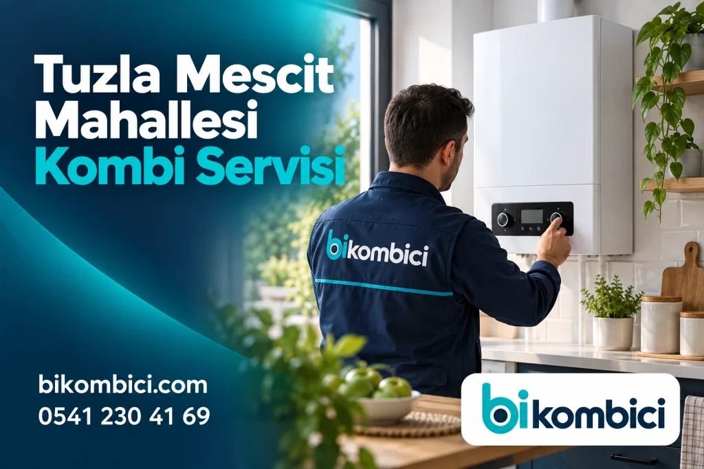 Tuzla Mescit Mahallesi Kombi Servisi konusunu anlatan temsili ısıtma sistemi görseli