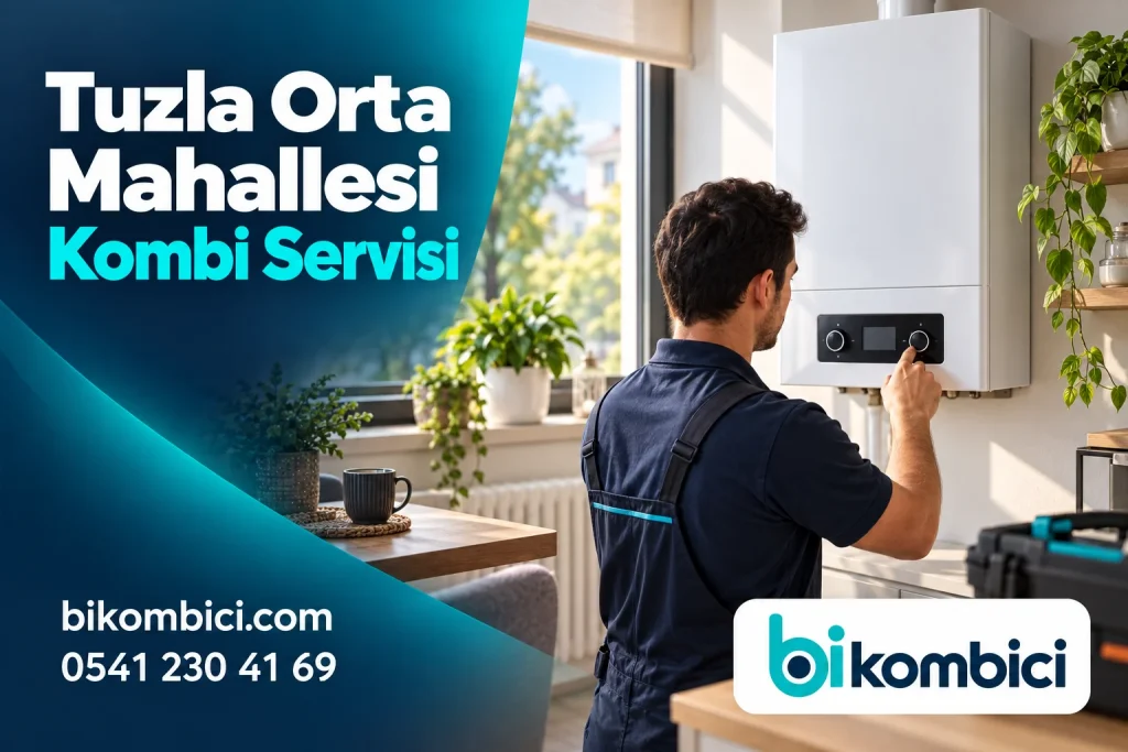 Tuzla Orta Mahallesi Kombi Servisi konusunu anlatan temsili ısıtma sistemi görseli