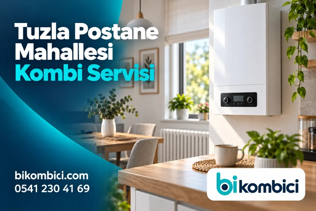 Tuzla Postane Mahallesi Kombi Servisi konusunu anlatan temsili ısıtma sistemi görseli