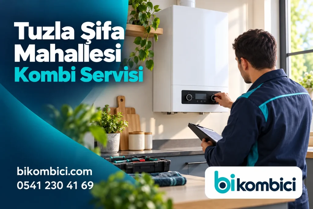 Tuzla Şifa Mahallesi Kombi Servisi konusunu anlatan temsili ısıtma sistemi görseli